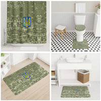 Ukraine Military Vyshyvanka Pattern Bathroom Set Tryzub Emblem Tactical Style - Wonder Print Shop