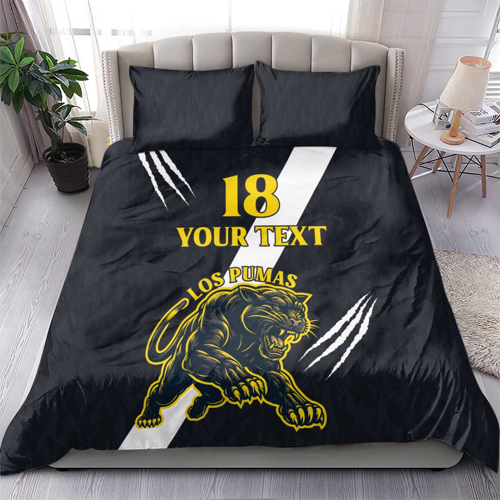 Custom Argentina Rugby Bedding Set Pumas Mascot - Wonder Print Shop