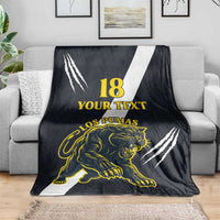 Custom Argentina Rugby Blanket Pumas Mascot - Wonder Print Shop