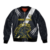 Custom Argentina Rugby Bomber Jacket Pumas Mascot - Wonder Print Shop