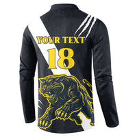Custom Argentina Rugby Button Sweatshirt Pumas Mascot - Wonder Print Shop