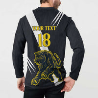 Custom Argentina Rugby Button Sweatshirt Pumas Mascot - Wonder Print Shop