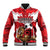 Custom Canada Football Baseball Jacket Beavers Mascot - Wonder Print Shop