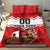 Custom Canada Football Bedding Set Beavers Mascot - Wonder Print Shop