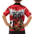 Custom Canada Football Family Matching Long Sleeve Bodycon Dress and Hawaiian Shirt Beavers Mascot - Wonder Print Shop