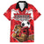 Custom Canada Football Family Matching Long Sleeve Bodycon Dress and Hawaiian Shirt Beavers Mascot - Wonder Print Shop