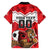 Custom Canada Football Family Matching Long Sleeve Bodycon Dress and Hawaiian Shirt Beavers Mascot - Wonder Print Shop