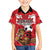 Custom Canada Football Family Matching Long Sleeve Bodycon Dress and Hawaiian Shirt Beavers Mascot - Wonder Print Shop