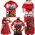 Custom Canada Football Family Matching Off Shoulder Maxi Dress and Hawaiian Shirt Beavers Mascot - Wonder Print Shop