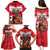 Custom Canada Football Family Matching Puletasi and Hawaiian Shirt Beavers Mascot - Wonder Print Shop