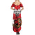 Custom Canada Football Family Matching Summer Maxi Dress and Hawaiian Shirt Beavers Mascot - Wonder Print Shop