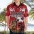 Custom Canada Football Hawaiian Shirt Beavers Mascot - Wonder Print Shop