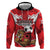 Custom Canada Football Hoodie Beavers Mascot - Wonder Print Shop