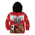 Custom Canada Football Kid Hoodie Beavers Mascot - Wonder Print Shop