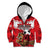 Custom Canada Football Kid Hoodie Beavers Mascot - Wonder Print Shop