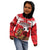 Custom Canada Football Kid Hoodie Beavers Mascot - Wonder Print Shop