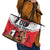 Custom Canada Football Leather Tote Bag Beavers Mascot - Wonder Print Shop