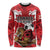 Custom Canada Football Long Sleeve Shirt Beavers Mascot - Wonder Print Shop