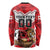 Custom Canada Football Long Sleeve Shirt Beavers Mascot - Wonder Print Shop