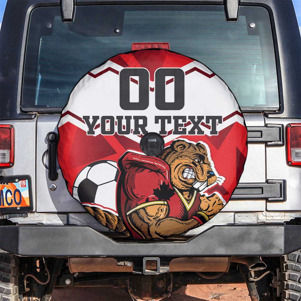 Custom Canada Football Spare Tire Cover Beavers Mascot