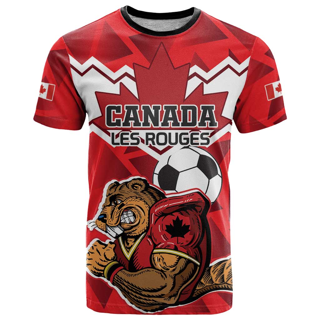 Custom Canada Football T Shirt Beavers Mascot