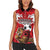 Custom Canada Football Women Sleeveless Polo Shirt Beavers Mascot - Wonder Print Shop