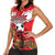 Custom Canada Football Women Sleeveless Polo Shirt Beavers Mascot - Wonder Print Shop