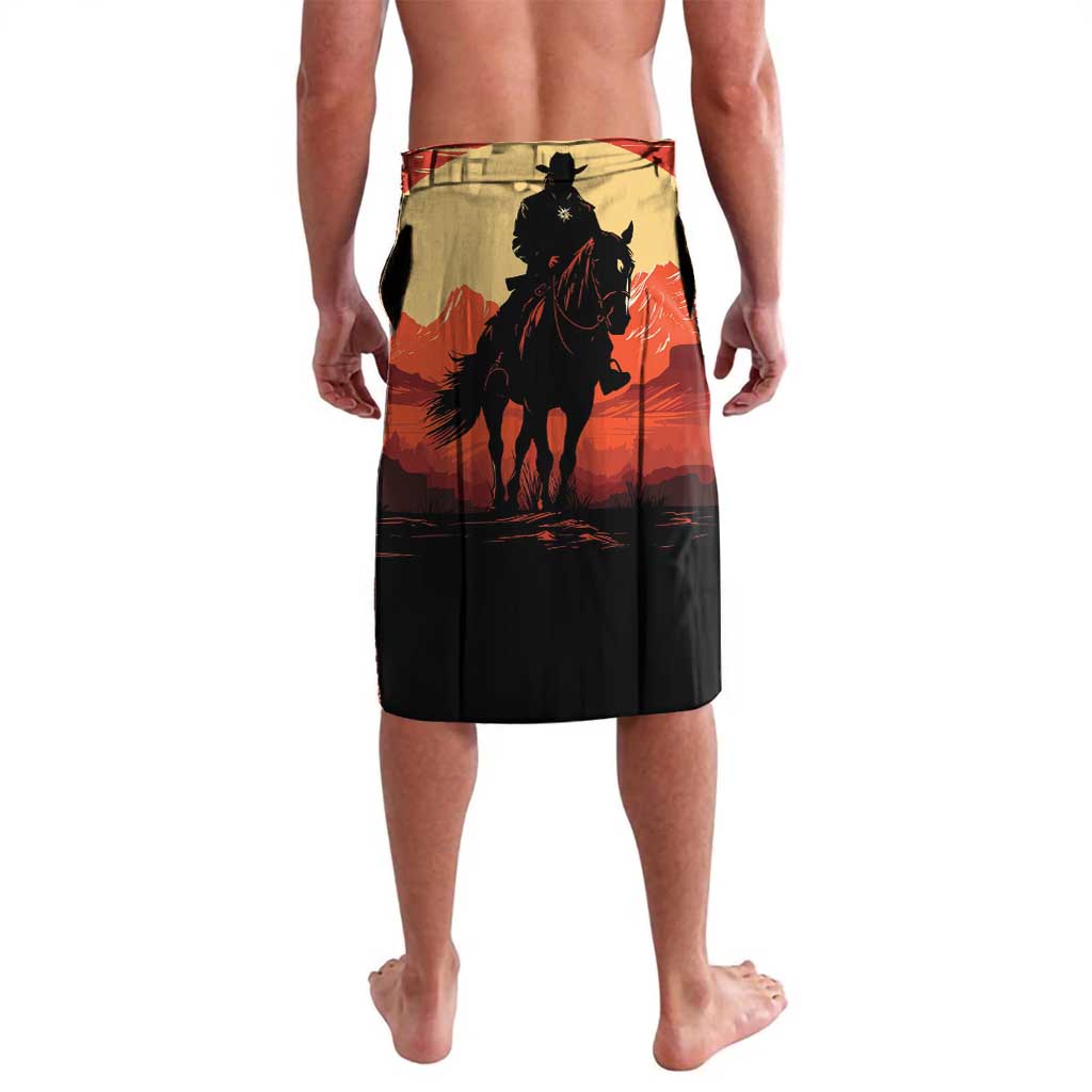Rodeo Cowboy Lavalava Amarillo By Morning - Wonder Print Shop