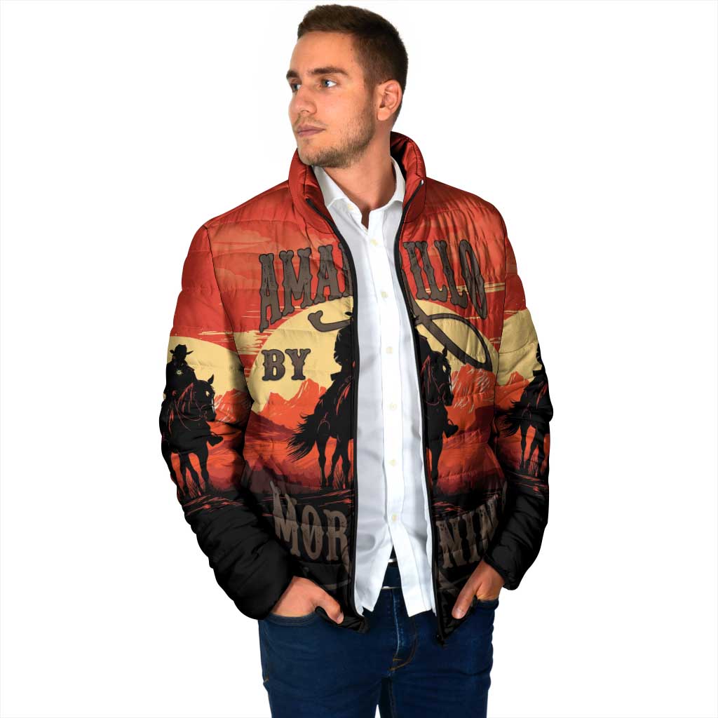 Rodeo Cowboy Padded Jacket Amarillo By Morning - Wonder Print Shop