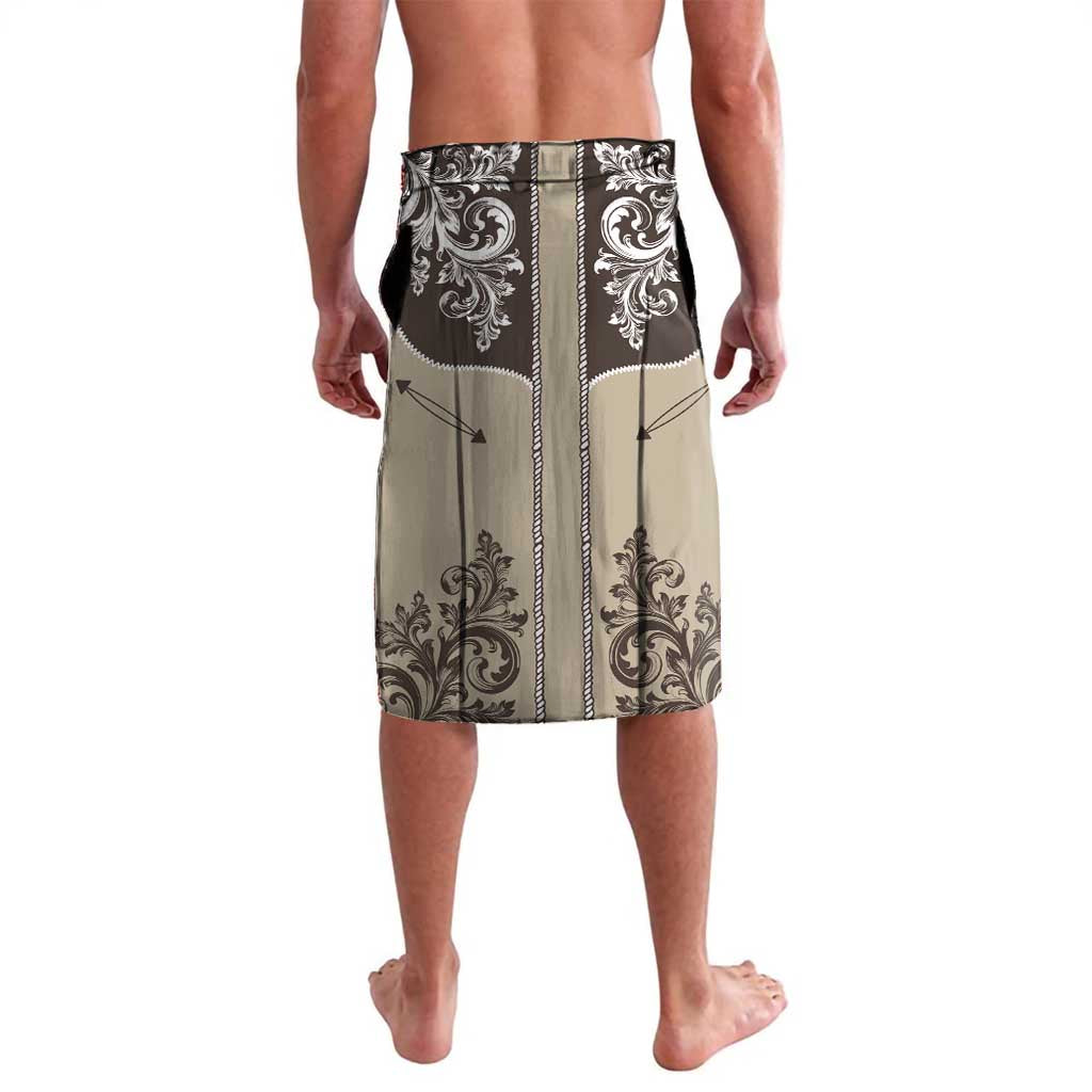 Vintage Western Cowboy Lavalava Brown Version - Wonder Print Shop