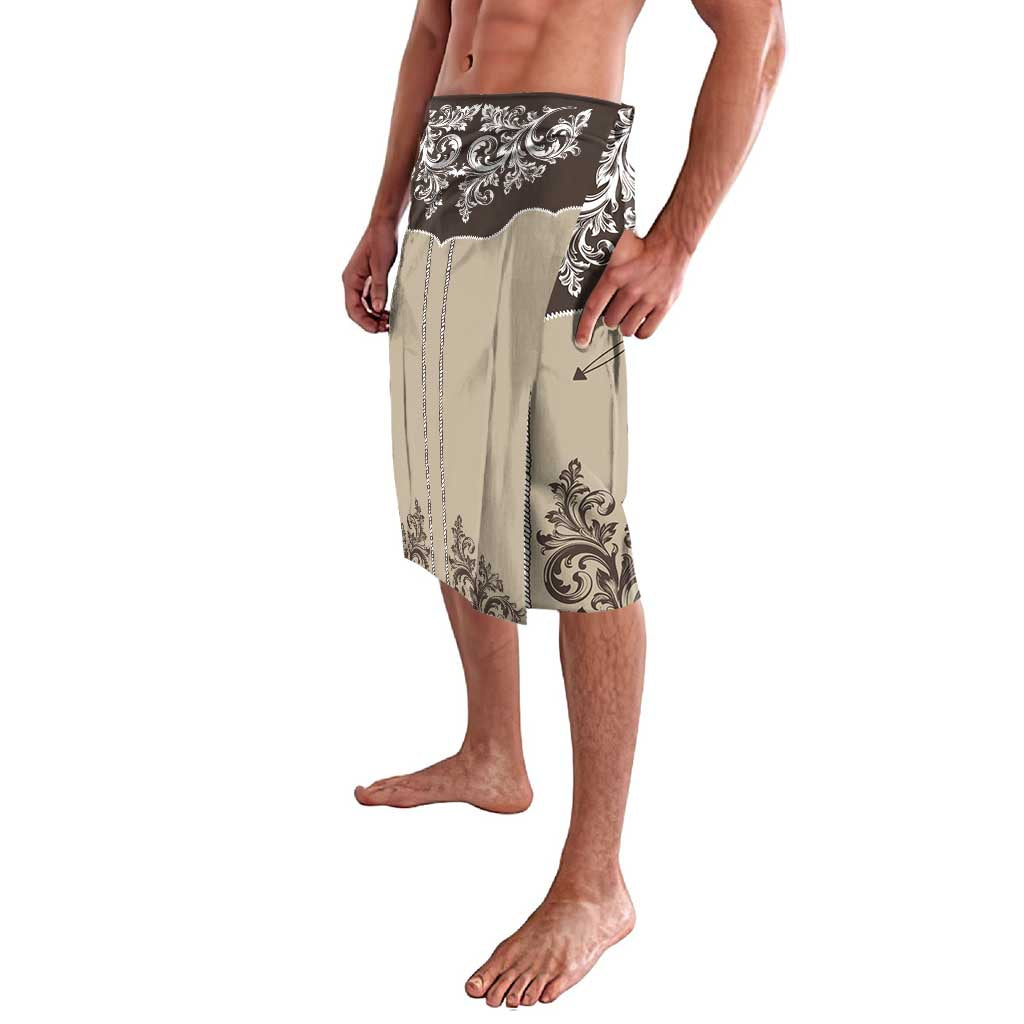 Vintage Western Cowboy Lavalava Brown Version - Wonder Print Shop