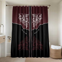 Vintage Western Cowboy Bathroom Set Black Version - Wonder Print Shop