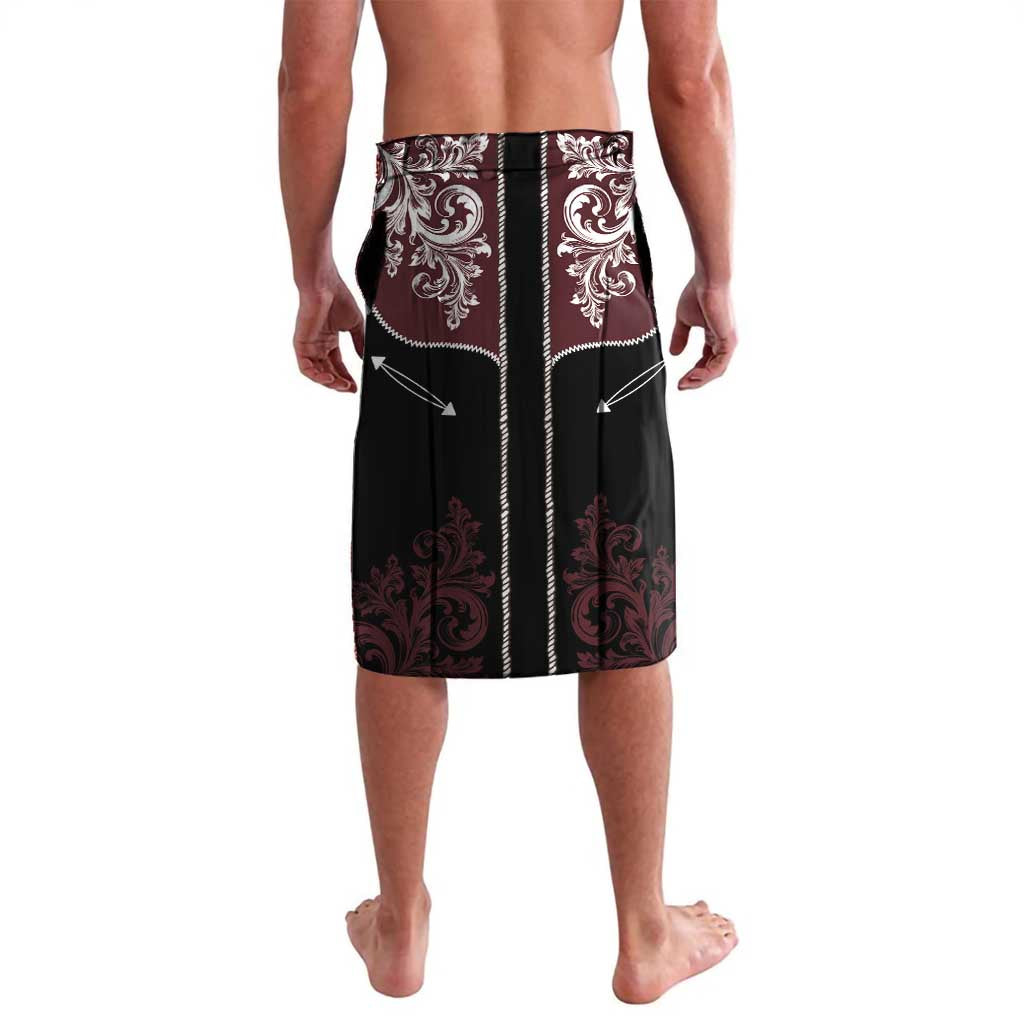 Vintage Western Cowboy Lavalava Black Version - Wonder Print Shop