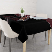 Vintage Western Cowboy Tablecloth Black Version - Wonder Print Shop