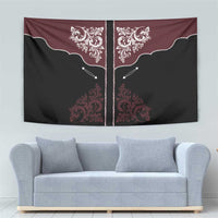 Vintage Western Cowboy Tapestry Black Version - Wonder Print Shop