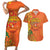 Happy Diwali India Couples Matching Short Sleeve Bodycon Dress and Hawaiian Shirt With Rangoli Patterns - Wonder Print Shop