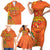 Happy Diwali India Family Matching Short Sleeve Bodycon Dress and Hawaiian Shirt With Rangoli Patterns - Wonder Print Shop