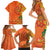 Happy Diwali India Family Matching Short Sleeve Bodycon Dress and Hawaiian Shirt With Rangoli Patterns - Wonder Print Shop