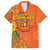 Happy Diwali India Family Matching Short Sleeve Bodycon Dress and Hawaiian Shirt With Rangoli Patterns - Wonder Print Shop