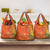 Happy Diwali India Grocery Bag With Rangoli Patterns