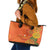 Happy Diwali India Leather Tote Bag With Rangoli Patterns