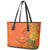 Happy Diwali India Leather Tote Bag With Rangoli Patterns