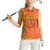 Happy Diwali India Women Sleeveless Polo Shirt With Rangoli Patterns