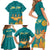 Personalized India Diwali Family Matching Short Sleeve Bodycon Dress and Hawaiian Shirt Festival Of Light With Diya - Wonder Print Shop