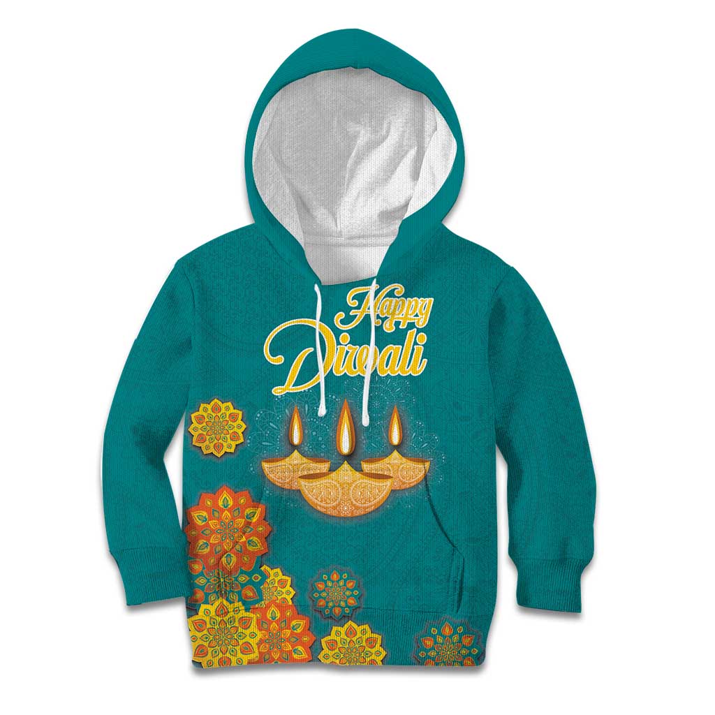 Personalized India Diwali Kid Hoodie Festival Of Light With Diya - Wonder Print Shop