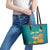 Personalized India Diwali Leather Tote Bag Festival Of Light With Diya