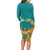 Personalized India Diwali Long Sleeve Bodycon Dress Festival Of Light With Diya - Wonder Print Shop