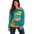 Personalized India Diwali Off Shoulder Sweater Festival Of Light With Diya - Wonder Print Shop