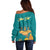 Personalized India Diwali Off Shoulder Sweater Festival Of Light With Diya - Wonder Print Shop