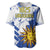 Custom Uruguay Independence Day Baseball Jersey Sol de Mayo With Grunge Urban - Wonder Print Shop